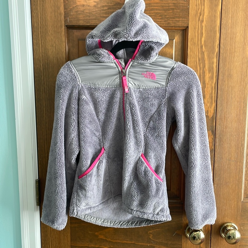 North Face girls fleece jacket - medium (10/12)